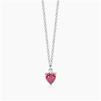 Collana Mabina Donna in Argento Rubino sintetico 553930